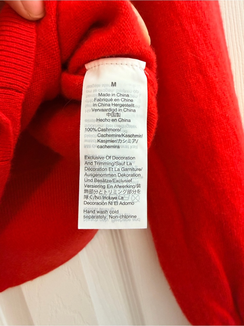 J. Crew Red Crewneck Button Cardigan - Picture 2 of 3